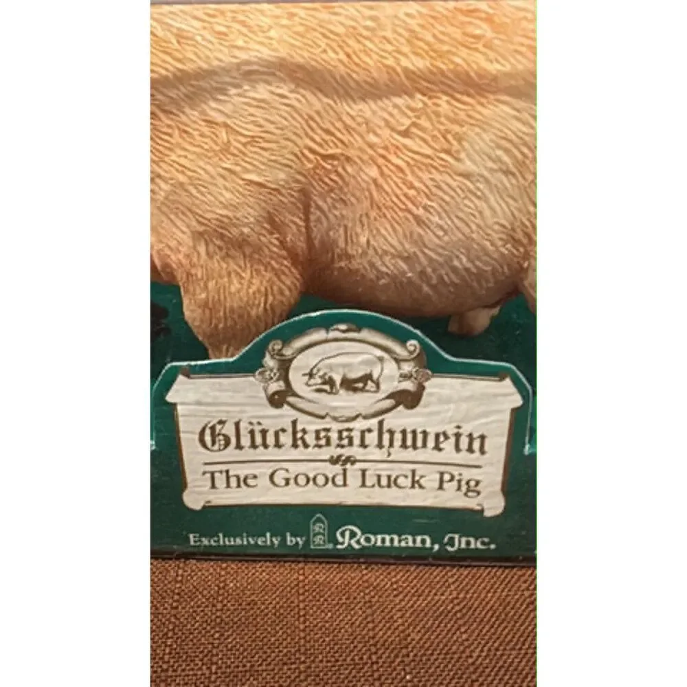 Glucksschwein The Good Luck Pig Christmas Ornament  Tree Vintage